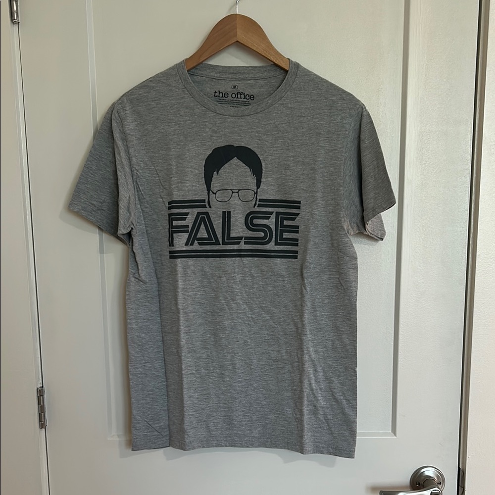 Gray Dwight Schrute (The Office) Graphic T-Shirt
